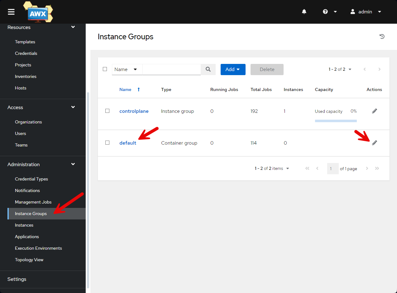 Add Persistent storage to EE