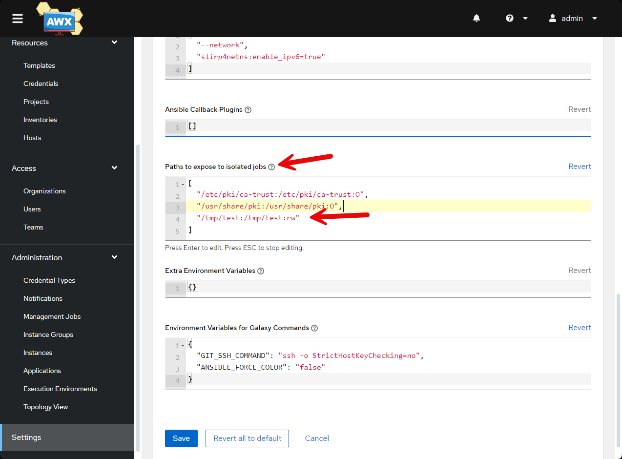 Add Persistent storage to EE