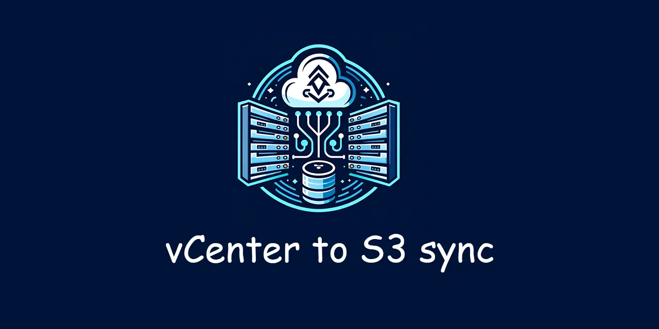 vCenter content to S3 sync